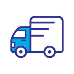 truck icon logo illustration design