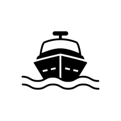 ship icon logo illustration design