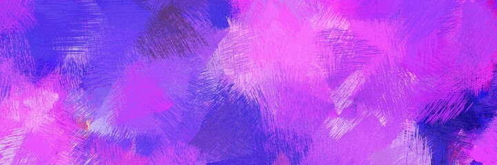 colorful brush strokes background with medium orchid, slate blue and plum. graphic can be used for background graphics, art prints or creative fasion design element