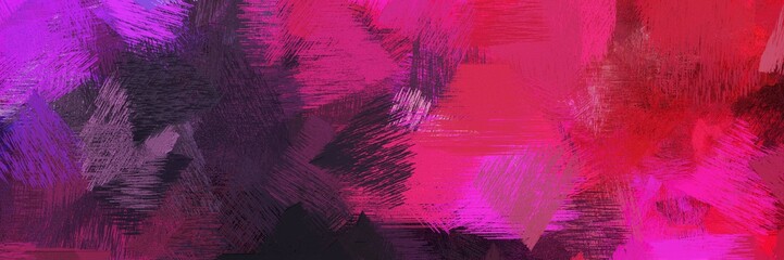abstract brush strokes background decoration with moderate pink, very dark violet and medium orchid. graphic can be used for banner, web, poster or creative fasion design element
