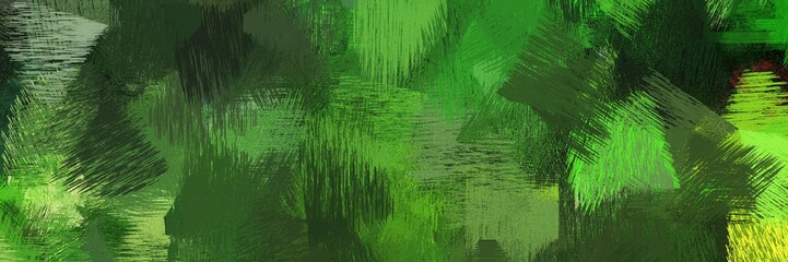 artistic brush strokes background with dark olive green, moderate green and dark khaki. graphic can be used for art prints, web, poster or creative fasion design element