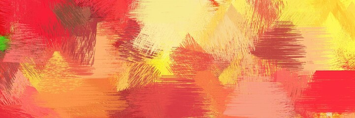 abstract brush strokes background decoration with coral, indian red and khaki. graphic can be used for banner, web, poster or creative fasion design element