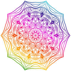 Vector Background With Mandala. Decorative Elements. Arabic, Indian, Ottoman Motifs.