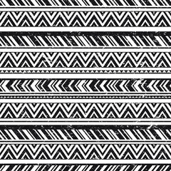 black and white tribal vector seamless navajo pattern. aztec abstract geometric art print. Ethnic vector background. Wallpaper, cloth design, fabric, tissue, cover, cotton, papper, textile template