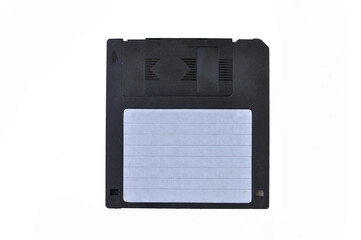 Old black floppy disk 80s 90s