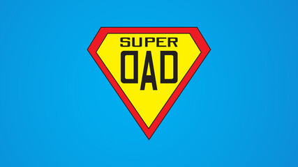 vector illustration of happy father's day