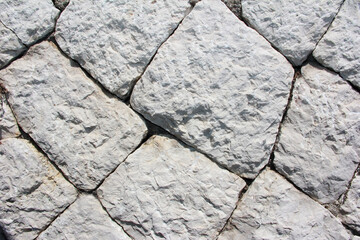 Obraz premium texture of grey stone with veins and patches of