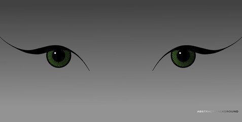 Abstract background with woman eyes