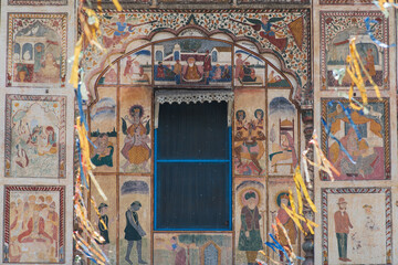 murals at Jhanda sahib gurudwara dehradun sikh pilgrim site 