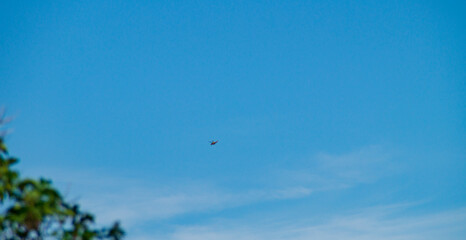 Eliambulanza in volo