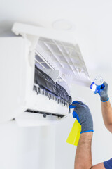 Aircondition service and maintenance, fixing AC unit and cleaning / disinfecting the filters from...
