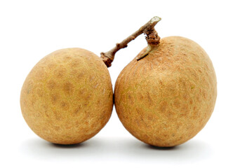 longan on a white background