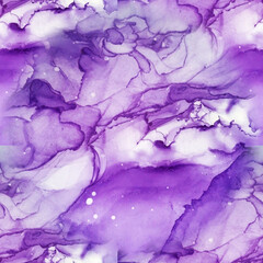 Alcohol Ink Seamless Pattern.  Vivid Wall Paint 