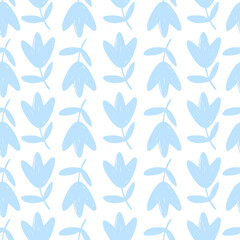 Floral seamless vector pattern.