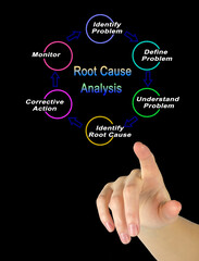 Woman Presenting Root Cause Analysis