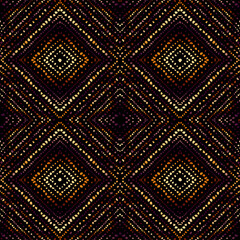 Vector ethnic tribal pattern. Seamless art image.