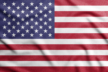 National flag of the united states of america. The main symbol of an independent country.