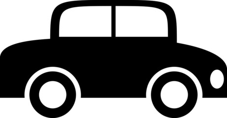 Black Car Vector Icon Design