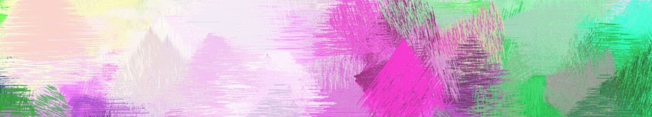 wide landscape graphic with abstract brush strokes background decoration with light gray, misty rose and medium sea green