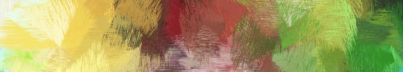 wide landscape graphic with art brush strokes background with dark khaki, dark olive green and old mauve. can be used for wallpaper, cards, poster or banner