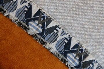 fondo abstracto con texturas textiles en tonos grises