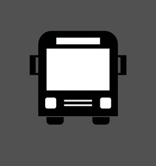 Fototapeta na wymiar Bus transport vehicle icon desing