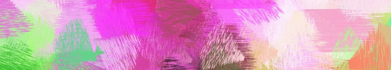 wide landscape graphic with art brush strokes background with baby pink, mulberry  and pastel pink. can be used for wallpaper, cards, poster or banner