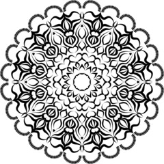 round lace ornament