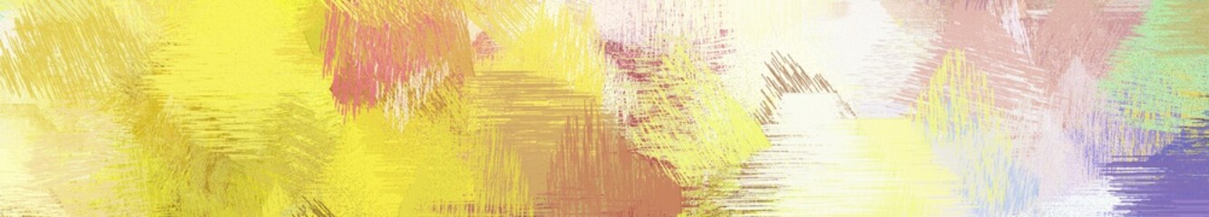 wide landscape graphic with colorful brush strokes background with burly wood, khaki and linen. can be used for background, canvas or poster