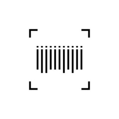 Scan modern simple vector icon