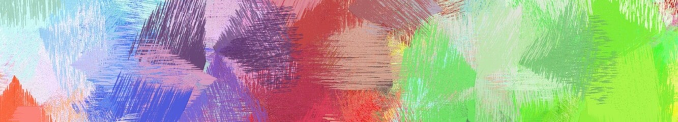 wide landscape graphic with colorful brush strokes background with silver, antique fuchsia and pastel gray. can be used for background, canvas or poster