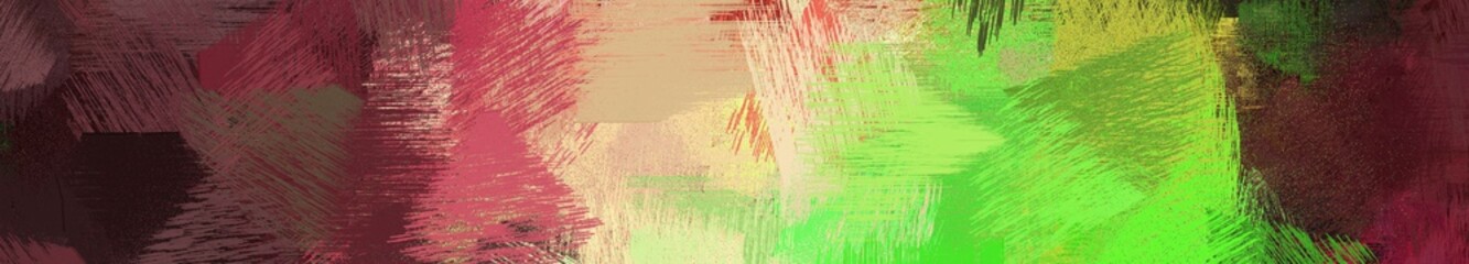 wide landscape graphic with abstract brush strokes background with old mauve, moderate green and burly wood. can be used for background, canvas or poster