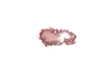 eye shadow on a white background. Smears from the eyes. beautiful eye shadow. minimalism. Fashionable colors of eye shadows.