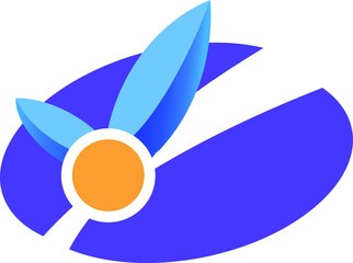 flower logo for firm or company