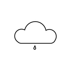 Small precipitate sign. Weather icons vector illustration. eps ten