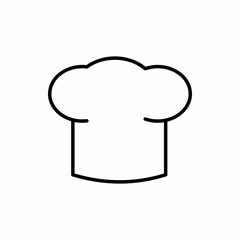Outline chef hat icon.Chef hat vector illustration. Symbol for web and mobile