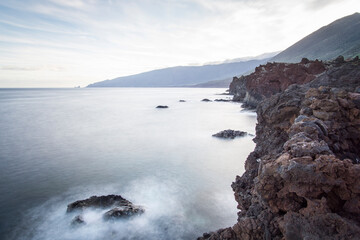 Typical Coastal Landscape in El Hierro, Canary Islands