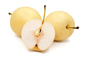 pear on white background