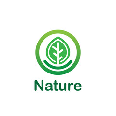 Nature Logo Design Natural Vector