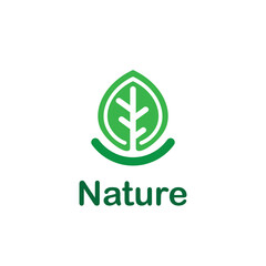 Nature Logo Design Natural Vector