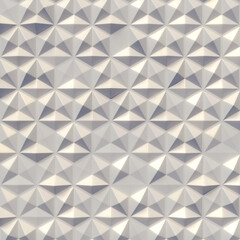 Modern white hexagonal shape digital illustration. 3d rendering background