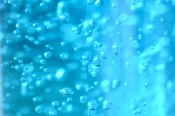 Blue Hand Wash Gel background and texture macro
 