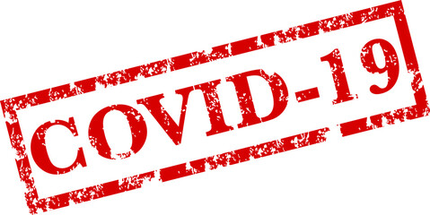 covid-19 banner stamp