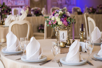 wedding table setting