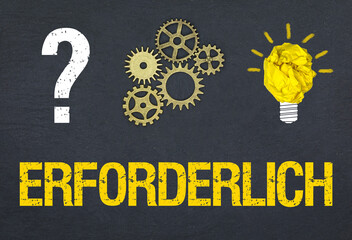 Obraz premium Erforderlich