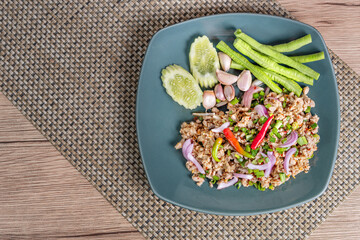 spicy minced pork