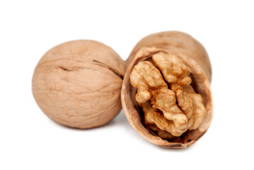 walnut isolated on white background