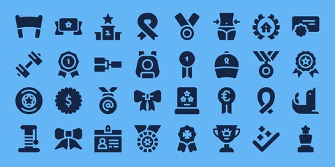 Obraz premium medal icon set