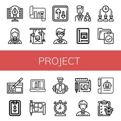 project icon set