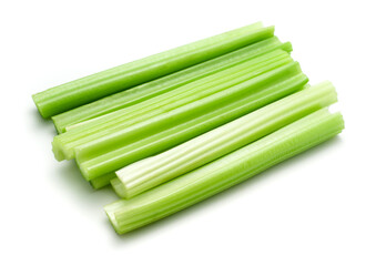 celery isolated on white background